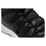 Air Jordan 11 Low Retro AV2187-001 Black Patent Leather Sneaker with Icy Outsole