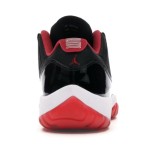 Air Jordan 11 Low 'Bred' 528896-012 – ブラック＆レッドのパテントレザー仕上げスニーカー