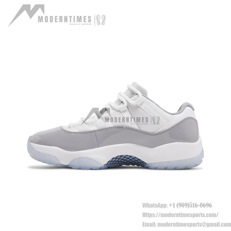 Air Jordan 11 Low Retro Cool Grey AV2187-140 – White & Grey Sneakers with Patent Leather and Icy Sole