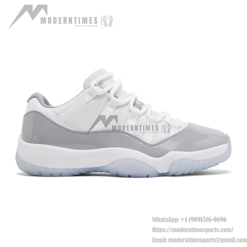 Air Jordan 11 Low Retro Cool Grey AV2187-140 – White & Grey Sneakers with Patent Leather and Icy Sole