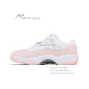 Air Jordan 11 Low 'Bleached Coral' AH7860-160 - White & Pink Patent Leather Sneaker for a Fresh Look