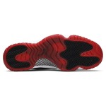 Air Jordan 11 Low "Bred" AV2187-160 - Black, White & Red Sneakers with Patent Leather Finish