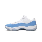 Air Jordan 11 Low "UNC" 528895-106 – Iconic White & Carolina Blue Sneakers with Icy Sole for Timeless Style