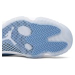 Air Jordan 11 Low "UNC" 528895-106 - White and Carolina Blue Sneakers with Icy Sole