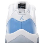 Air Jordan 11 Low "UNC" 528895-106 - White and Carolina Blue Sneakers with Icy Sole