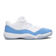 Air Jordan 11 Low "UNC" 528895-106 – Iconic White & Carolina Blue Sneakers with Icy Sole for Timeless Style