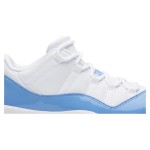 Air Jordan 11 Low "UNC" 528895-106 - White and Carolina Blue Sneakers with Icy Sole