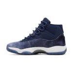 Air Jordan 11 Retro "Heiress" Velvet AR0715-441 – Navy Suede & Velvet Sneaker with Premium Finish