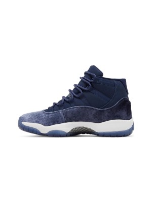 Air Jordan 11 Retro "Heiress" Velvet AR0715-441 – Luxurious Navy Suede & Velvet Sneaker with Premium Finish