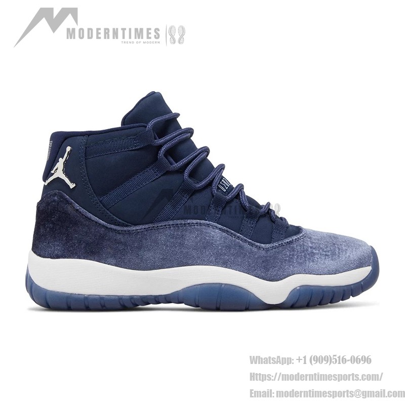 Air Jordan 11 Retro "Heiress" Velvet AR0715-441 – 네이비 스웨이드 & 벨벳 프리미엄 스니커즈