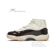 Air Jordan 11 Retro "Neapolitan" AR0715-101 - Classic White & Dark Mocha with Cream Sole for Timeless Style