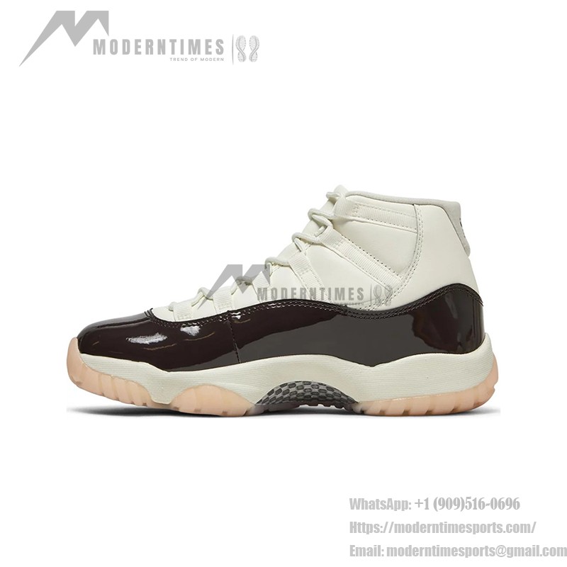 Air Jordan 11 Retro "Neapolitan" AR0715-101 - White and Dark Mocha with Cream Sole