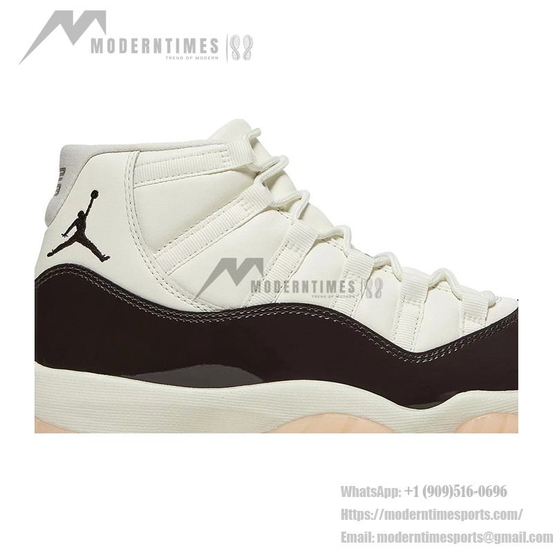 Air Jordan 11 Retro "Neapolitan" AR0715-101 - White and Dark Mocha with Cream Sole