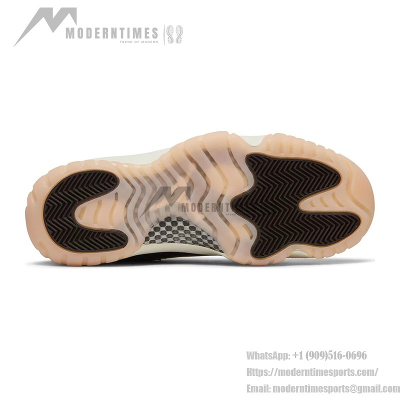 Air Jordan 11 Retro "Neapolitan" AR0715-101 - White and Dark Mocha with Cream Sole