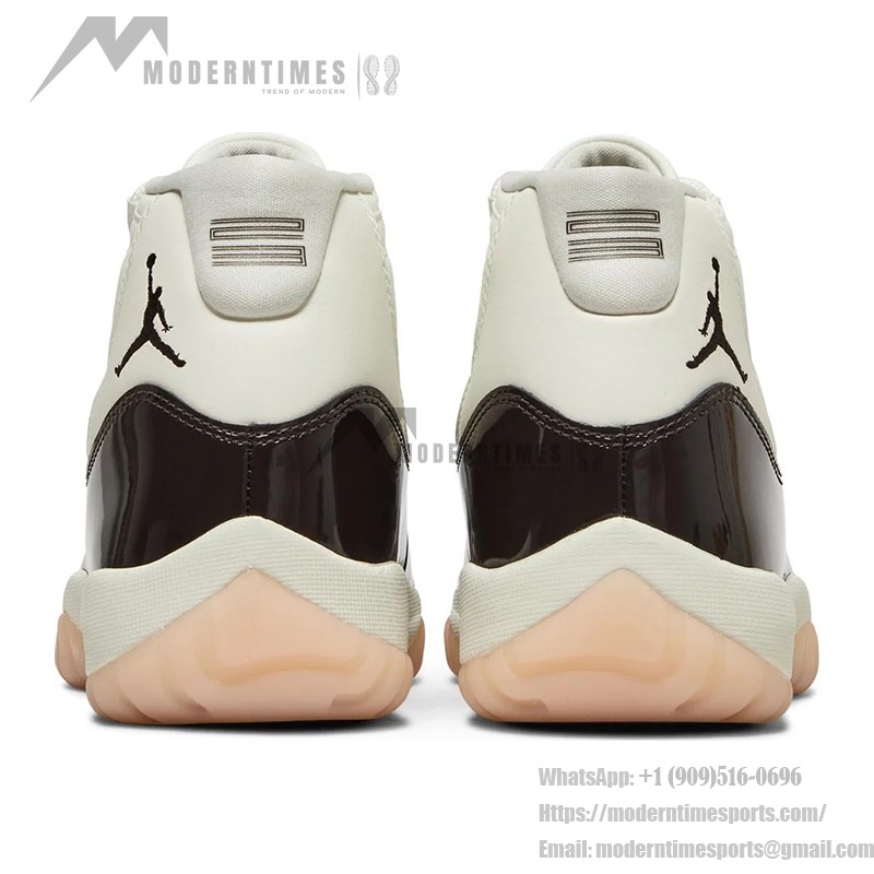 Air Jordan 11 Retro "Neapolitan" AR0715-101 - White and Dark Mocha with Cream Sole