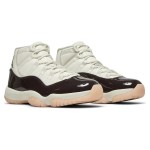 Air Jordan 11 Retro "Neapolitan" AR0715-101 - White and Dark Mocha with Cream Sole