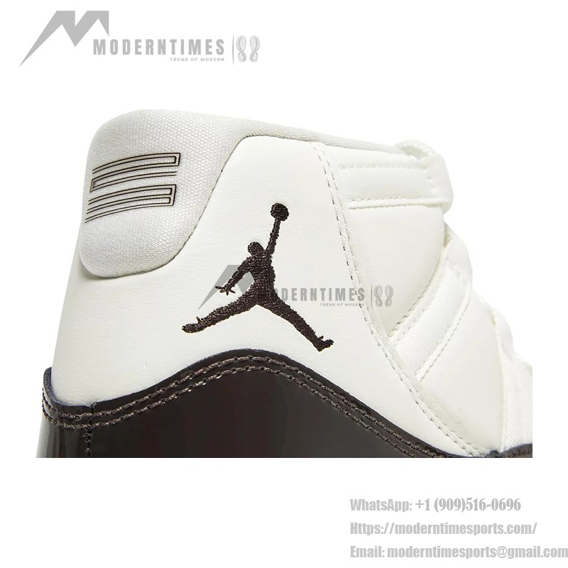 Air Jordan 11 Retro "Neapolitan" AR0715-101 - White and Dark Mocha with Cream Sole