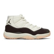 Air Jordan 11 Retro "Neapolitan" AR0715-101 - Klassischer Weiß & Dunkel-Mokka mit Cremefarbener Sohle für Zeitlosen Stil