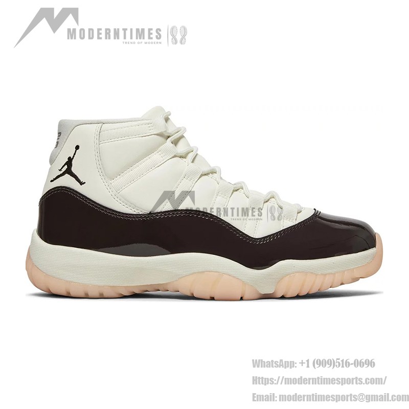 Air Jordan 11 Retro "Neapolitan" AR0715-101 - White and Dark Mocha with Cream Sole