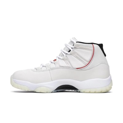 Air Jordan 11 Retro 378037-016 - Classic White Sneakers with Red Accents and Milky Sole for Timeless Style