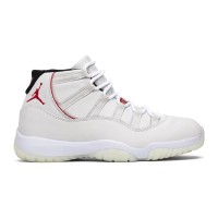 Air Jordan 11 Retro 378037-016 - Classic White Sneakers with Red Accents and Milky Sole for Timeless Style