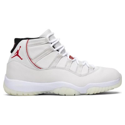 Air Jordan 11 Retro 378037-016 - Classic White Sneakers with Red Accents and Milky Sole for Timeless Style