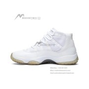 Air Jordan 11 Retro 'Pure White' 408201-101 - Minimalist All-White Sneaker with Icy Outsole and Premium Comfort