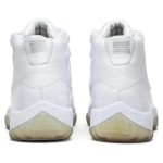 Air Jordan 11 Retro 'Pure White' 408201-101 - Minimalist All-White Sneaker with Icy Outsole