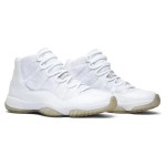 Air Jordan 11 Retro 'Pure White' 408201-101 - Minimalist All-White Sneaker with Icy Outsole