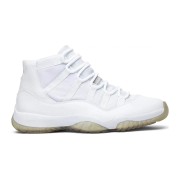 Air Jordan 11 Retro 'Pure White' 408201-101 - Minimalist All-White Sneaker with Icy Outsole and Premium Comfort