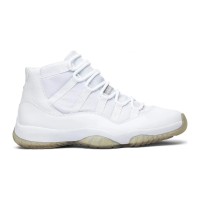 Air Jordan 11 Retro 'Pure White' 408201-101 - Minimalist All-White Sneaker with Icy Outsole and Premium Comfort