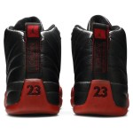 Air Jordan 12 Retro "Flu Game" 136001-063 - Iconic Black and Red Sneakers with Premium Leather