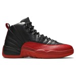 Air Jordan 12 Retro "Flu Game" 136001-063 - Iconic Black and Red Sneakers with Premium Leather