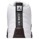 Air Jordan 12 Retro "Weiß/Burgunderrot" DV6989-100 - Elegante Weiße Sneaker mit Burgunderroten Wildleder-Akzenten