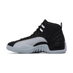 Air Jordan 12 Retro "Black/Grey" CT8013-010 - Classic Black and Grey Sneaker with Premium Leather