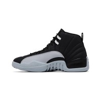 Air Jordan 12 Retro "Black/Grey" CT8013-010 - Classic Black and Grey Sneakers with Premium Leather