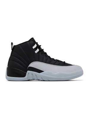 Air Jordan 12 Retro "Black/Grey" CT8013-010 - Classic Black and Grey Sneakers with Premium Leather