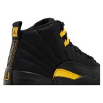 Air Jordan 12 Retro "Schwarz/Gelb" CT8013-071 - Schwarze Sneaker mit Gelben Akzenten