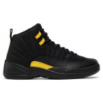 Air Jordan 12 Retro "Schwarz/Gelb" CT8013-071 - Schwarze Sneaker mit Gelben Akzenten