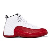 Air Jordan 12 Retro CT8013-116 - Klassisches Weiß und Rot mit Premium-Leder für zeitlosen Stil