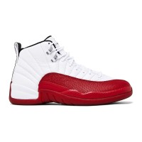 Air Jordan 12 Retro CT8013-116 - Classic White and Red with Premium Leather Finish for Timeless Style