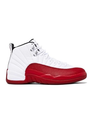 Air Jordan 12 Retro CT8013-116 - Classic White and Red with Premium Leather Finish for Timeless Style