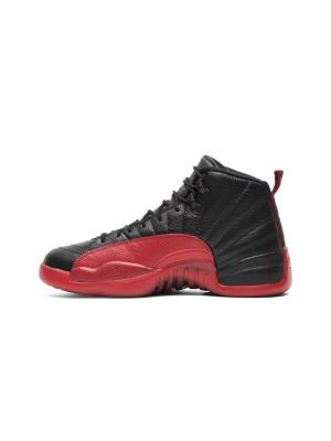 Air Jordan 12 Retro "Bred" 130690-002 - Iconic Black and Red Sneakers with Premium Leather and Classic Design