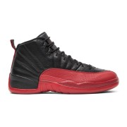 Air Jordan 12 Retro "Bred" 130690-002 - Iconic Black and Red Sneakers with Premium Leather and Classic Design