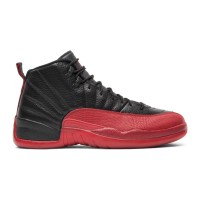 Air Jordan 12 Retro "Bred" 130690-002 - Iconic Black and Red Sneakers with Premium Leather and Classic Design