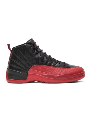 Air Jordan 12 Retro "Bred" 130690-002 - Iconic Black and Red Sneakers with Premium Leather and Classic Design