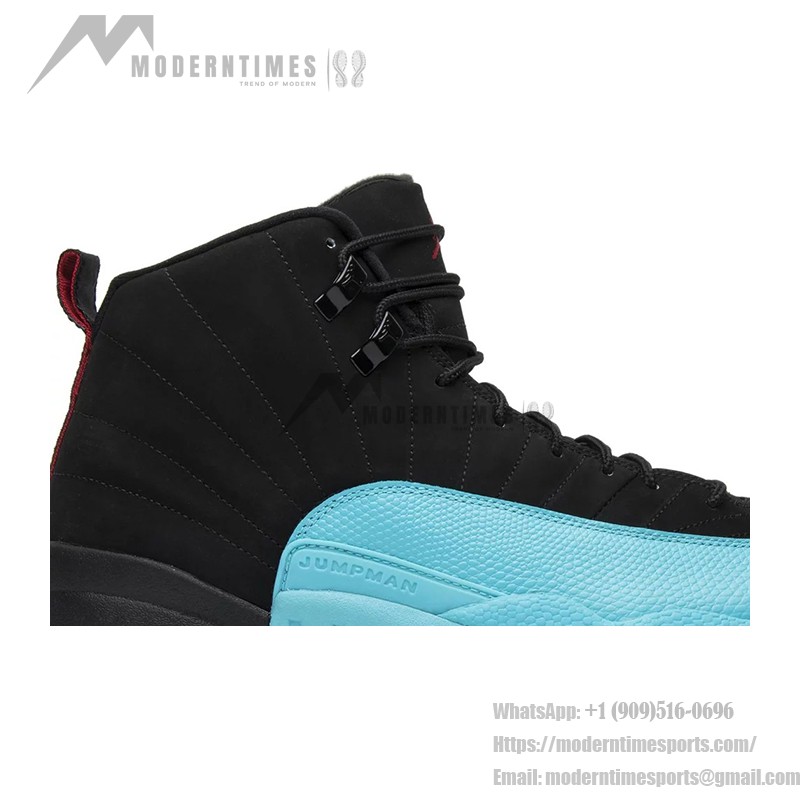 Air Jordan 12 Retro "Game Royal" 130690-027 - Black and Blue Sneakers with Premium Leather