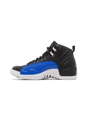 Air Jordan 12 Retro "Game Royal" AO6068-004 - Iconic Black and Blue Sneakers with Premium Leather Finish