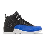 Air Jordan 12 Retro "Game Royal" AO6068-004 - Iconic Black and Blue Sneakers with Premium Leather Finish