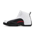 Air Jordan 12 Retro CT8013-162 - White, Black, and Red Sneakers